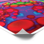 Bali Kinetic Collage Kaleidoscope Poster (Ecke)