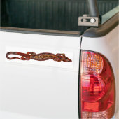 BALI lizard red Autoaufkleber (Auf Lkw)