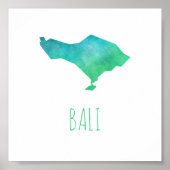 Bali Map Poster (Vorne)