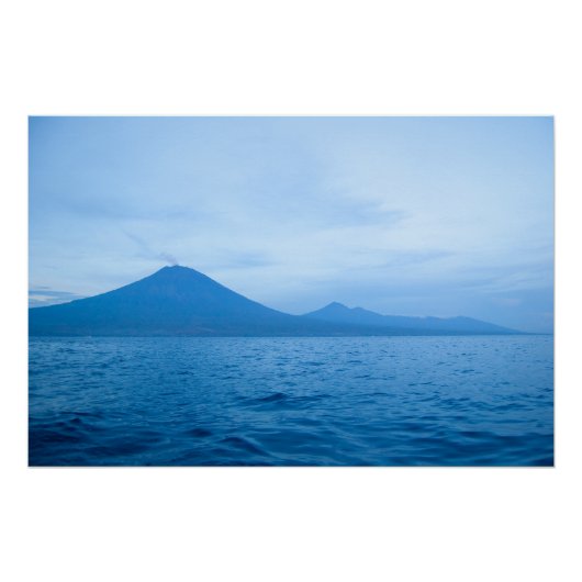 Bali Mount Agung Frühmorgen-Kunstposter Poster (Vorderseite)