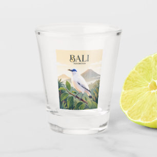 Bali Myna, Bali Indonesien Schnapsglas