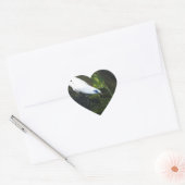 Bali Myna Herz-Aufkleber (Umschlag)