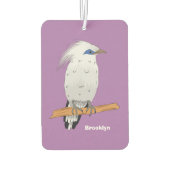 Bali Myna Tropenvogel Autolufterfrischer (Rückseite)