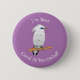 Bali Myna Tropenvogel Button