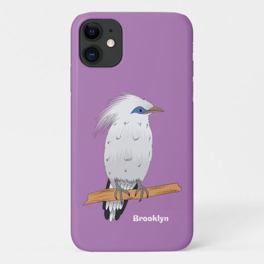 Bali Myna Tropenvogel Case-Mate iPhone Hülle (Rückseite)