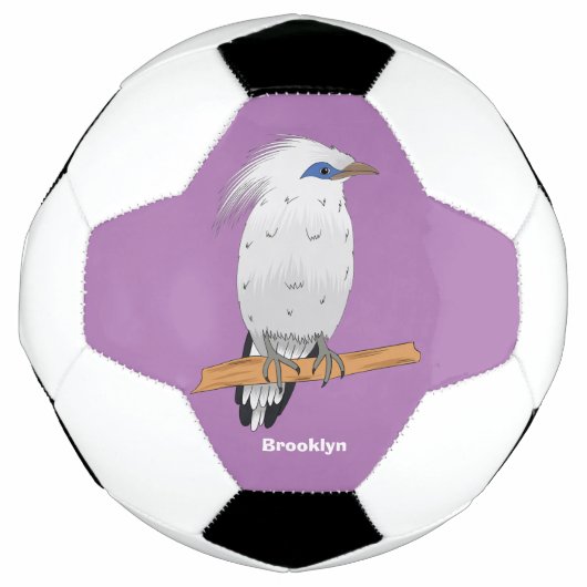 Bali Myna Tropenvogel Fußball (Vorderseite)
