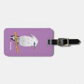 Bali Myna Tropenvogel Gepäckanhänger (Vorderseite horizontal)