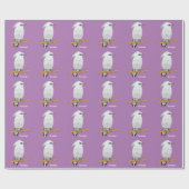 Bali Myna Tropenvogel Geschenkpapier (Flach)