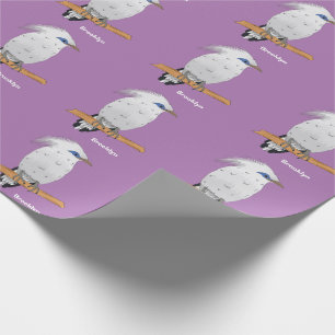 Bali Myna Tropenvogel Geschenkpapier