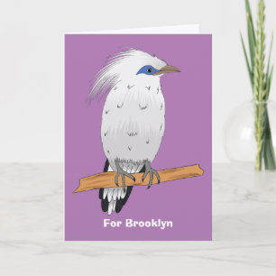 Bali Myna Tropenvogel Karte