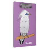 Bali Myna Tropenvogel Klemmbrett (Rechts)