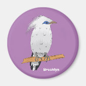 Bali Myna Tropenvogel Magnet (Vorne)