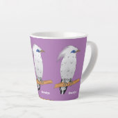 Bali Myna Tropenvogel Milchtasse (Rechte Ecke)