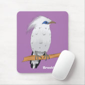 Bali Myna Tropenvogel Mousepad (Mit Mouse)