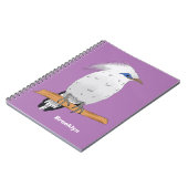Bali Myna Tropenvogel Notizblock (Linke Seite)