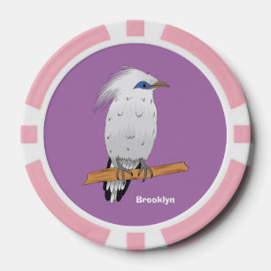 Bali Myna Tropenvogel Pokerchips