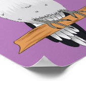 Bali Myna Tropenvogel Poster (Ecke)