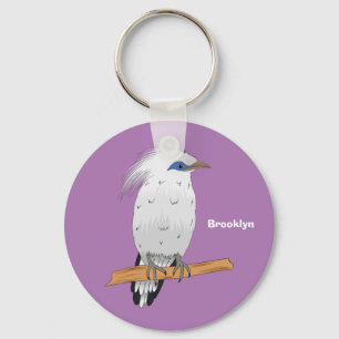 Bali Myna Tropenvogel Schlüsselanhänger