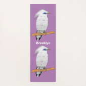 Bali Myna Tropenvogel Yogamatte (Rückseite)