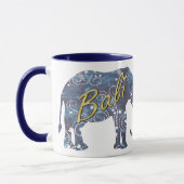 Bali Nights Batik Elephant Tasse (Links)