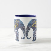 Bali Nights Batik Elephant Tasse (Zentrum)