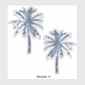 Bali Nights Batik Palm Trecker Aufkleber (Blatt)