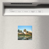 Bali Palm Trees Magnet (In Situ (Geschirrspüler))
