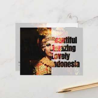 Bali Phantastisch Indonesia Postcard Feiertagspostkarte