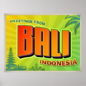 BALI-Plakat Poster (Vorne)