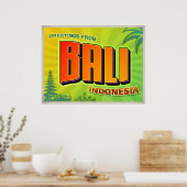 BALI-Plakat Poster (Küche)