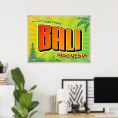 BALI-Plakat Poster (Heimbüro)