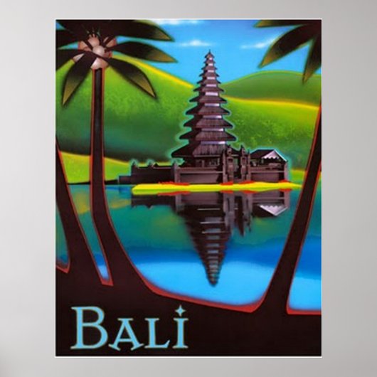 Bali-Poster Poster (Vorne)