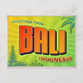 BALI POSTKARTE (Vorderseite)