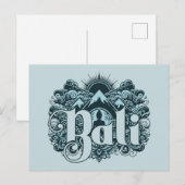 Bali Postkarte (Vorne/Hinten)