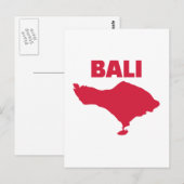 Bali Postkarte (Vorne/Hinten)