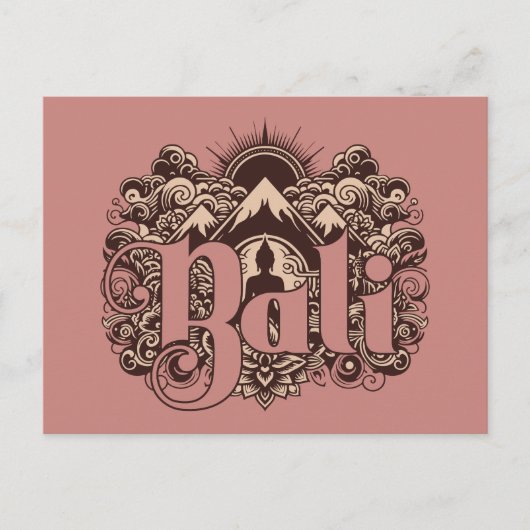 Bali Postkarte (Vorderseite)