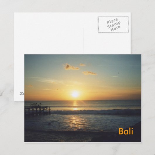Bali Postkarte (Vorne/Hinten)