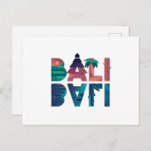 Bali Postkarte (Vorne/Hinten)