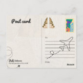 Bali Postkarte: Tropisches Paradies Postkarte (Rückseite)