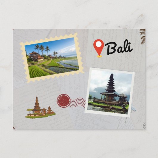 Bali Postkarte: Tropisches Paradies Postkarte (Vorderseite)