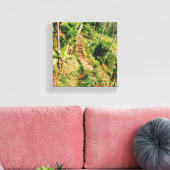 Bali Regenwaldtreppe Leinwanddruck (Insitu (Wohnzimmer))