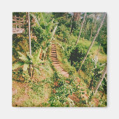 Bali Regenwaldtreppe Magnet (Vorne)