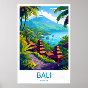 Bali-Reise-Druck Wandkunst Bali-Wandbehang Zuhause Poster
