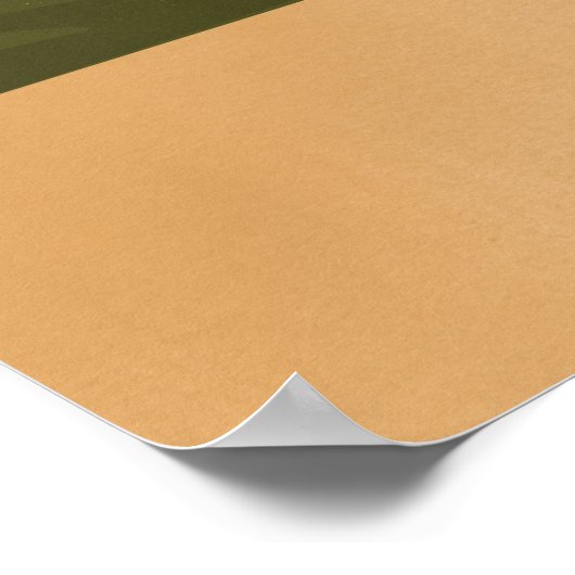 Bali Reiseplakat Poster (Ecke)