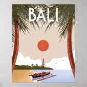 Bali Reiseplakat Poster (Vorne)
