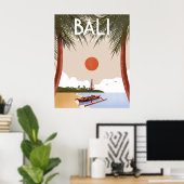 Bali Reiseplakat Poster (Heimbüro)