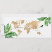 Bali Retreat Überraschung Geburtstag Boarding Pass Einladung (Rückseite)