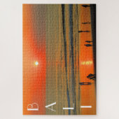 Bali Seminyak Sonnenuntergang Puzzle (Vertikal)