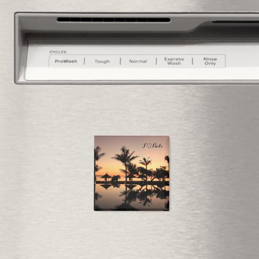 Bali Sonnenuntergang Magnet (In Situ (Geschirrspüler))