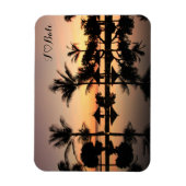 Bali Sonnenuntergang Magnet (Vertikal)